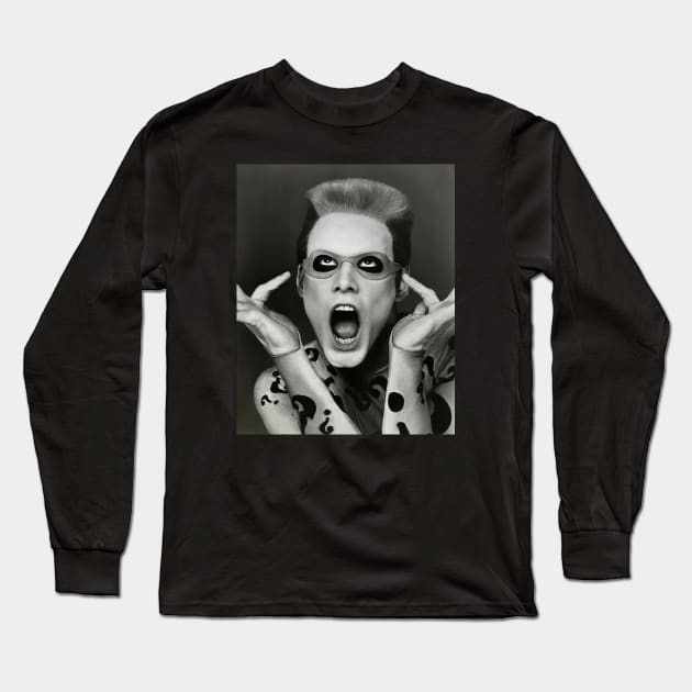 Iconic Jim Carrey Long Sleeve T-Shirt by EvilArmy